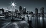 Consalnet Boston éjszaka poszter, fotótapéta (254 x 184 cm) (C1-275V4)