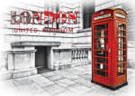 Consalnet London telefonfülke poszter, fotótapéta (254 x 184 cm) (C1-3131V4)