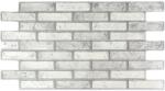GRACE 3D PVC falpanel Világosszürke tégla mintás (TP10009236)