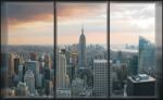 Consalnet New York ablakból poszter, fotótapéta (416 x 254 cm) (C1-493VEXXXL)