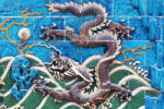 Dimex Vlies Fotótapéta - Dragon wall of Beihai - 375x250 cm (MS-5-1250)