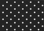 Vénilia Décor Gekkofix DOTS BLACK öntapadós tapéta 45 cm x 2 m (12597)