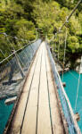 Dimex WOODEN BRIDGE fotótapéta, poszter, vlies alapanyag, 150x250 cm (MS-2-0082)
