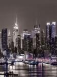 Consalnet New York éjjel poszter, fotótapéta (206 x 275 cm) (C1-1311VEA)