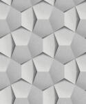 Grandeco Világos szürke 3D mintás tapéta (Tempo A54604) (A54604)
