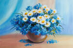 Dimex Vlies Fotótapéta - Blue bouquet of flowers - 375x250 cm (MS-5-1988)