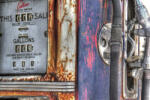 Dimex Vlies Fotótapéta - Vintage Gas Pump - 375x250 cm (MS-5-2153)