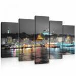 Consalnet Vászonkép 5 darabos, Isztambul 100x60 cm méretben (C5-10152S17)
