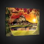 Consalnet Vászonkép, Kastély, 100x75 cm méretben (C5-2366O1)