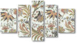 Consalnet Vászonkép, 5 darabos, Virág mintás 170x100 cm méretben (C5-1074S4A)