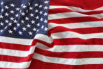 Dimex Vlies Fotótapéta - Rippled American Flag - 375x250 cm (MS-5-1546)