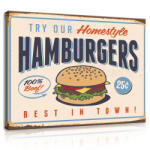 Consalnet Vászonkép, Hamburger, 80x60 cm méretben (C5-20221O6)