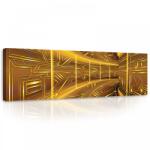Consalnet 3D Absztrakt, vászonkép, 145x45 cm méretben (C5-10082O3)