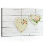 Consalnet Szívek, vászonkép, 60x40 cm méretben (C5-11774O4)