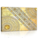 Consalnet Sárga mandala, vászonkép, 60x40 cm méretben (C5-10118O4)