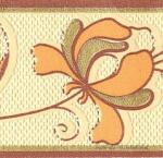 Jász-Iron Barna-narancs bordűr (F802-021)