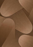 Erismann Selyemfényű modern grafikai mintás tapéta bronz-barna (Elysium 10423-48) (10423-48)