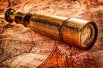 Dimex Vlies Fotótapéta - Vintage Spyglass - 375x250 cm (MS-5-2163)