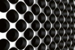 Dimex Vlies Fotótapéta - Aluminium silver fence 3d illustration - 375x250 cm (MS-5-2607)