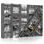 Consalnet Vászonkép, New York filmkockákon, 100x75 cm méretben (C5-11234O1)