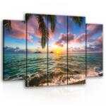 Consalnet Vászonkép, 5 darabos Tenger látkép 150x100 cm méretben (C5-11748S12)
