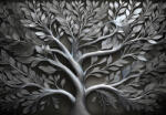 Sverus Majestic Silver Tree fotótapéta, 416 x 290 cm (SV-46715ee2240834-416X290CM)