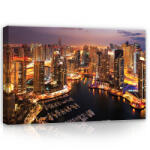 Consalnet Dubai kikötő, vászonkép, 60x40 cm méretben (C5-20864O4)