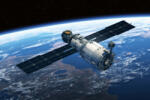 Dimex Vlies Fotótapéta - Space station satellite - 375x250 cm (MS-5-2253)