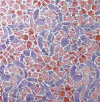 Vénilia Décor Gekkofix REIMS BLUE PINK öntapadós üveg tapéta 67, 5 cm x 15 m (10381)