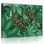 Consalnet Vászonkép, Színes gyíkok, 80x60 cm méretben (C5-10214O6)