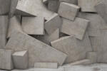 Dimex Vlies Fotótapéta - concrete 3D wall - 375x250 cm (MS-5-2589)