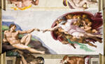 Consalnet Ádám teremtése poszter, fotótapéta (152, 5 x 104 cm) (C1-1521VEL)