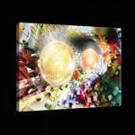 Consalnet Gömbök puzzle alagútban, vászonkép, 60x40 cm méretben (C5-2432O4)