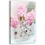 Consalnet Szív és virágok, vászonkép, 40x60 cm méretben (C5-11913O4)