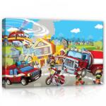 Consalnet Tűzoltók, vászonkép, 60x40 cm méretben (C5-12548O4)