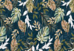 Consalnet Nagy levelek sötét háttéren poszter, fotótapéta (416 x 254 cm) (C1-14598VEXXXL)