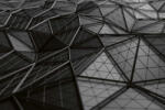 Dimex Vlies Fotótapéta - Abstract 3d rendering of black surface - 375x250 cm (MS-5-2602)