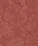 Grandeco Bordó-piros virágmintás tapéta (Tempo A56402) (A56402)