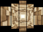 Consalnet Vászonkép, 5 darabos, 3D 170x100 cm méretben (C5-20171S4A)