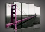 Consalnet Vászonkép, 5 darabos Golden Gate 150x100 cm méretben (C5-956S12)