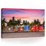 Consalnet Kivilágított tengerpart, vászonkép, 60x40 cm méretben (C5-11756O4)