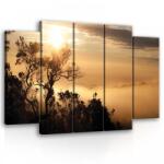 Consalnet Vászonkép, 5 darabos Ködös táj 150x100 cm méretben (C5-10137S12)