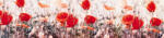 Dimex POPPY FLOWERS öntapadós konyhai poszter, 260x60 cm (KI-260-171)