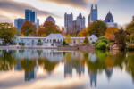 Dimex Vlies Fotótapéta - Atlanta Skyline - 375x250 cm (MS-5-2935)