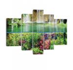 Consalnet Vászonkép, 5 darabos, Vízi világ 170x100 cm méretben (C5-20058S4A)