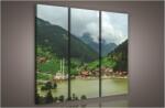 Consalnet Falu a völgyben, 3 darabos vászonkép, 90x80 cm méretben (C5-426S6)