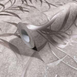 Marburg Bézs-rózsaarany vékony levél mintás tapéta (City Glow 34285) (34285)