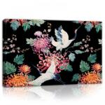 Consalnet Virágok és madarak, vászonkép, 60x40 cm méretben (C5-11758O4)