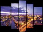 Consalnet Vászonkép, 5 darabos, Berlin este 170x100 cm méretben (C5-20084S4A)