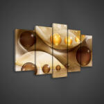 Consalnet Vászonkép 5 darabos, Gömbös absztrakt 100x60 cm méretben (C5-2422S17)